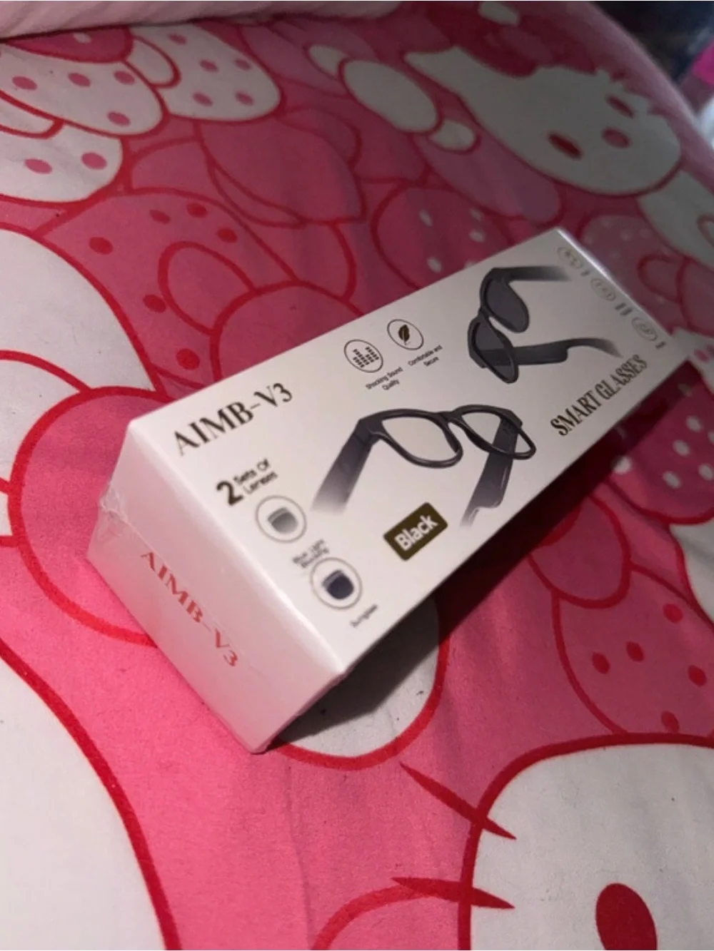 Black Smart Glasses - Wireless Audio Sunglasses